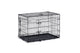 Beeztees Hundebox l – Bank – 2 Türen – faltbar – schwarz – 91 x 61 x 66 cm