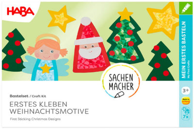 Haba Bastelpaket Erstklebeset Weihnachtsmotive - 3+