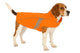 Hundemantel Flamingo – Regenmantel Hund – Wasserdichter Hunderegenmantel mit Reflexion – Regenmantel Pomi Orange – 55 cm