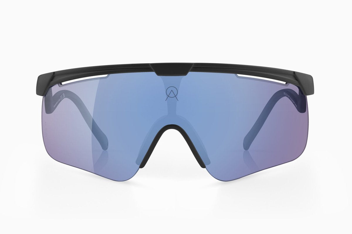 Alba Optics Fahrradbrille – Delta Black VZUM F-Linse Flamingo