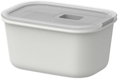 Mepal Easyclip Lebensmittelbehälter – 450 ml – Lebensmittelbehälter mit Schiebeverschluss – mikrowellengeeignet. Dampfofen. Kühl- und Gefrierschrank – Nordic White