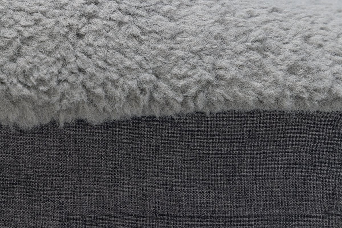 Beeztees Memory Foam Liege Yura – Hundekissen – Grau – 120 x 80 x 15 cm