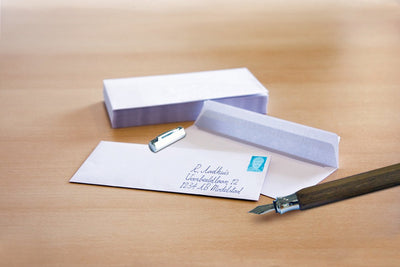 Serviceumschlag für Gemeindehäuser – 110 x 220 mm – DL (EA 5 6) – mit Klebestreifen – weiß – 500 Stück – RD-201520