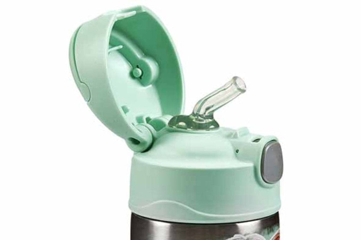 Gemütliche, trendige Funtainer-Trinkflasche Disney Frozen 2 – 350 ml – grün