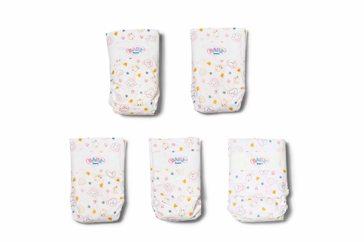 Baby geborene Windeln 43 cm 5 Pack