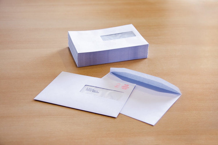 Serviceumschlag für Gemeindehäuser – 156 x 220 mm – EA 5 – Fenster rechts – gummiert – weiß – 500 Stück – RD-202050