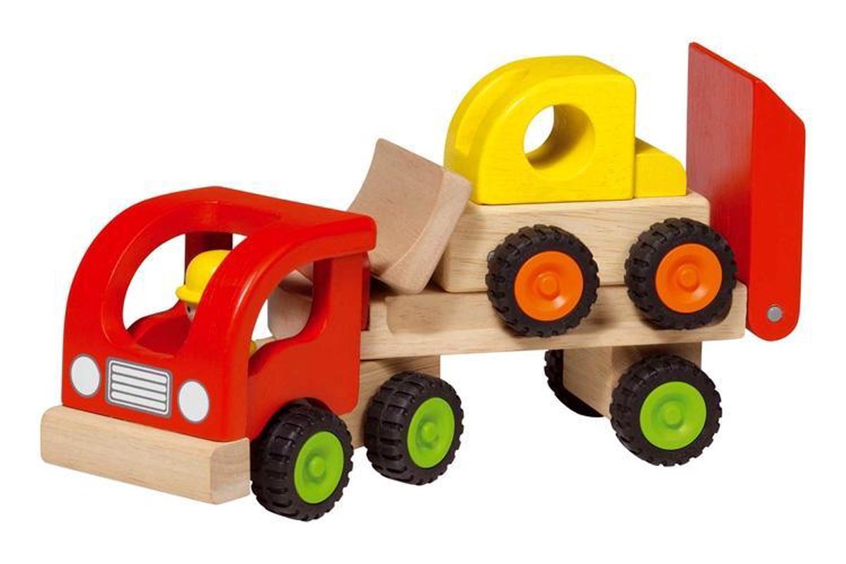 Goki Holzwagen niedriger Lader