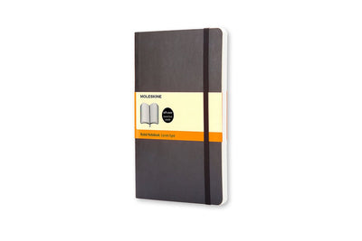 Klassisches Moleskine-Notizbuch – Tasche – Softcover – liniert – Schwarz
