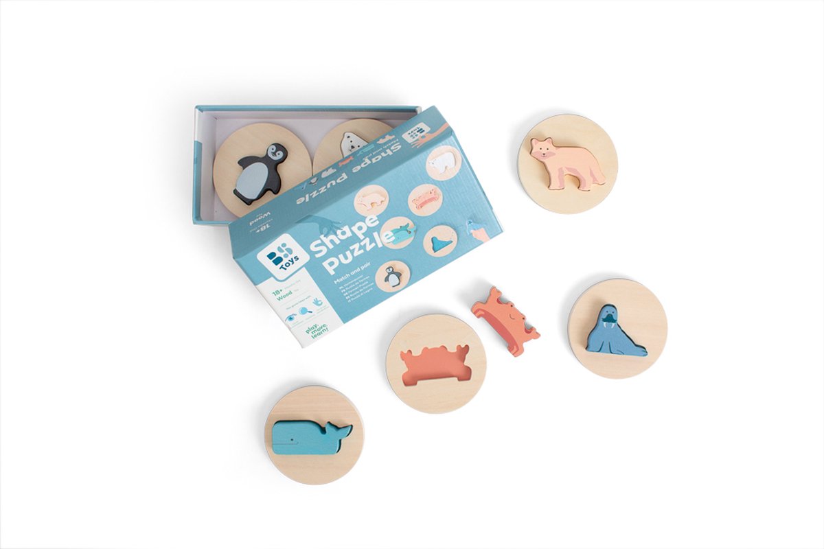 Bs Toys Holzformpuzzle – Holzpuzzle – Holzspielzeug – pädagogisch – Kleinkind – Kleinkind – FSC-Holz – geeignet ab 18 Monaten