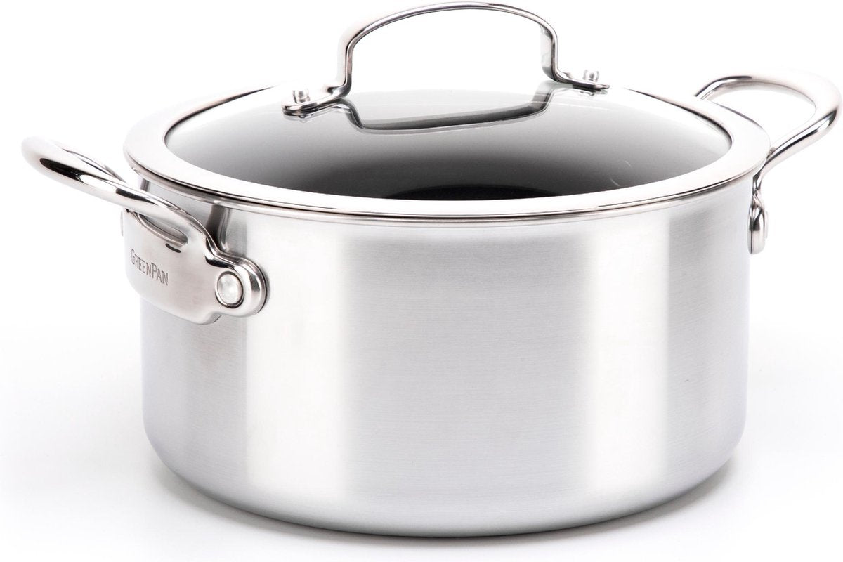 Greenpan Barcelona Evershine Kochtopf mit Deckel 20 cm 3,1 l