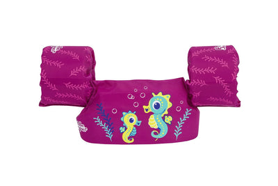 Bestway Puddle Jumper Seepferdchen – verstellbare Schwimmbänder für Kinder – Tragfähigkeit 15 – 30 kg – Größe Einheitsgröße