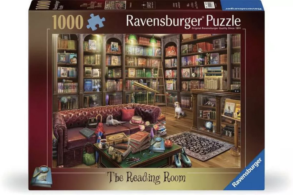 Ravensburger Lesesaal – 1000 Teile.