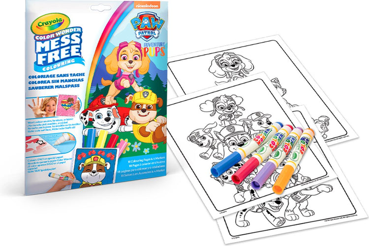 Crayola – Farbwunder – Hobbypaket – Paw Patrol – Malbuch für Kinder