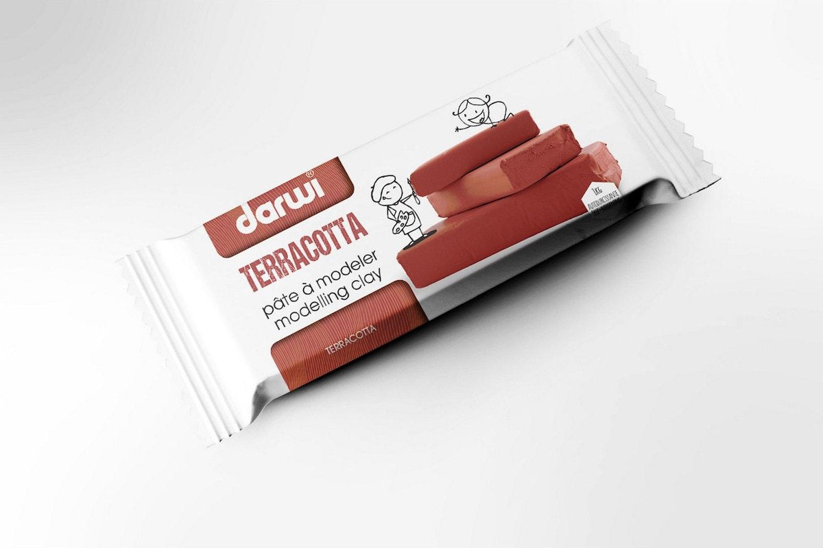 Markenlos darwi • Modelliermasse Terrakotta 1kg