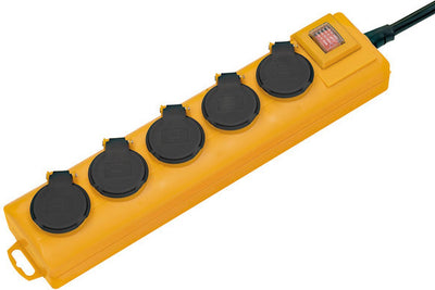 Brennerstuhl supersolider IP54 Tischsteckdosenblock 5-fach 2m h07rn-f 3g2,5 *fr*