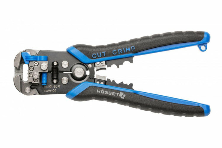 Knipex Högert HT1P182 – automatische Isolationszange – 0,05–10,0 mm² – 210 mm – gehärteter SK5-Stahl