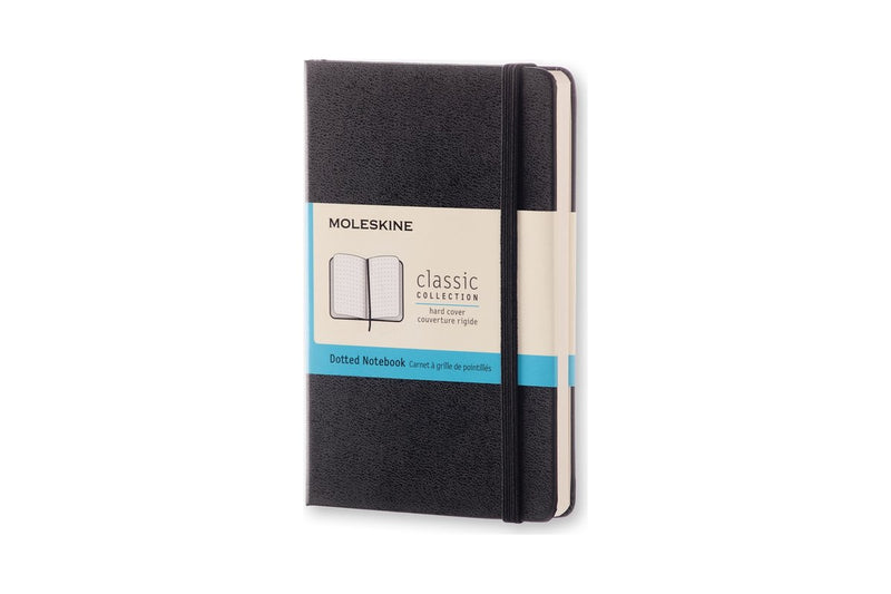 Moleskine klassisches Notizbuch – Tasche – Hardcover – gepunktet – Schwarz