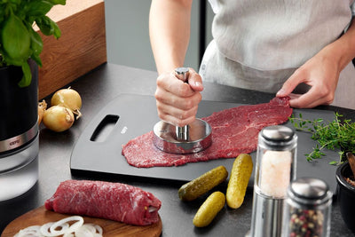 Gefu Fleischhammer Tampa aus Edelstahl – Fleischzerkleinerer für Schnitzel und Rouladen – Profi-Qualität – spülmaschinenfest