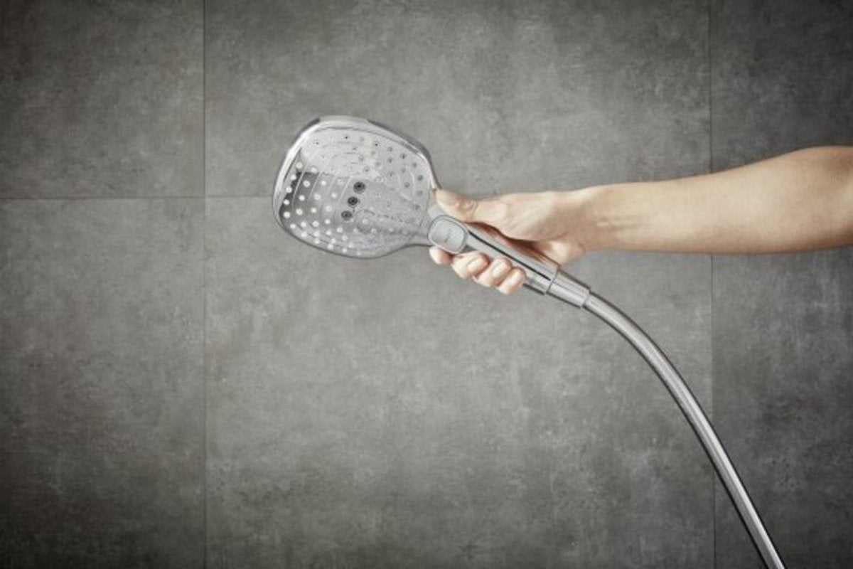 Hansgrohe Raindance Select E Handbrause 120 3jet gebürstetes Schwarzchrom