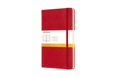 Klassisches Moleskine-Notizbuch – groß – Hardcover – liniert – rot