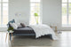 Bettwäschehouse – Jersey – Topper-Spannbettlaken – 120 x 220 cm – Anthrazit
