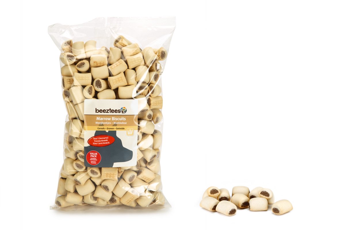 Beeztees Markkekse - Hundekekse - Hundesnacks - Rind - Vorteilspack - 1400 Gramm