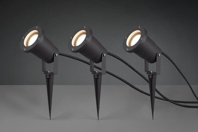 Trio Ubangi - Spot - Anthrazit - exkl. 3x gu10 4,9w - Außenbeleuchtung - IP65