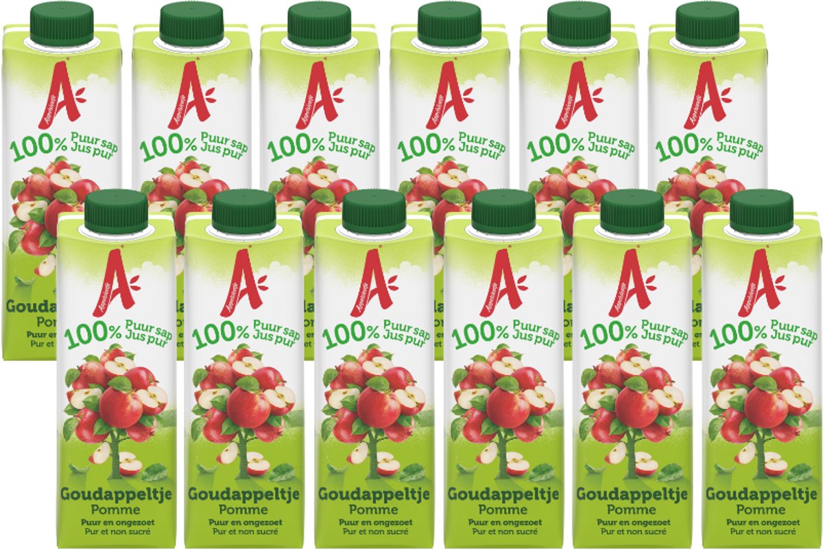 Appelsientje - Goldener Apfel - Saft - Apfelsaft - 12 x 0,3l