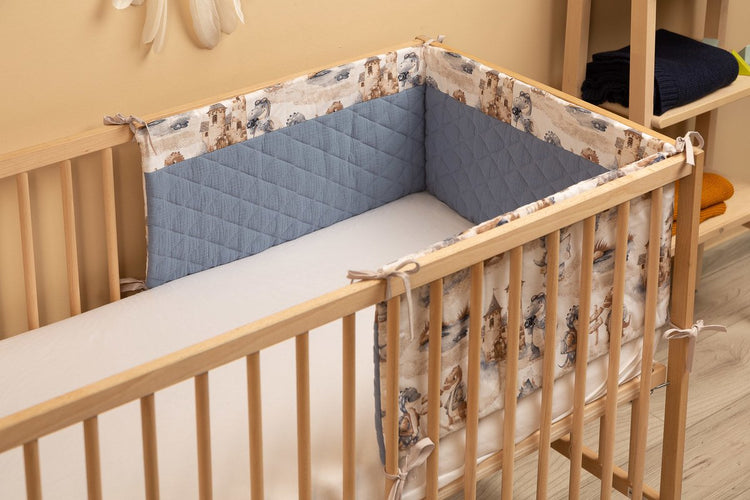 Sensillo Babybett-Stoßstange – Bett-Stoßstange – Anti-Stoß-Krippe – Bettseitenschutz