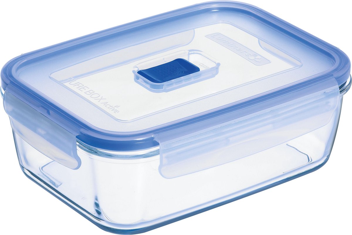Luminarc Pure Box Active Lebensmittel-Aufbewahrungsbox – rechteckig – Glas – 1,22 l