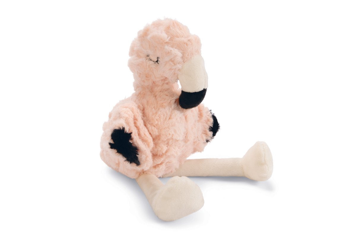 Beeztees Welpe Flamingo Mick – Welpenspielzeug – Welpen-Kuscheltier – Hundespielzeug – rosa – 27 x 10 x 18 cm