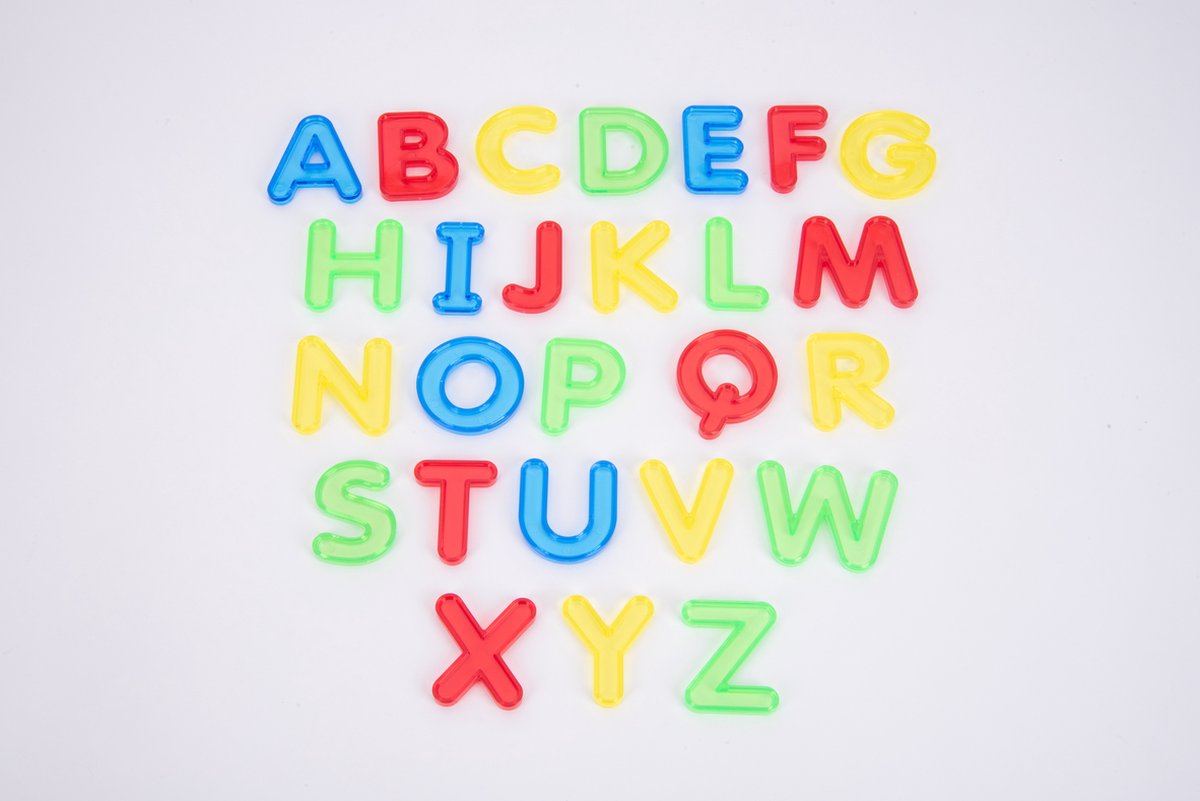 Tickit® durchscheinende Großbuchstaben.