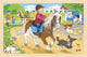 Goki Holzpuzzle Pony Farm, 24st.