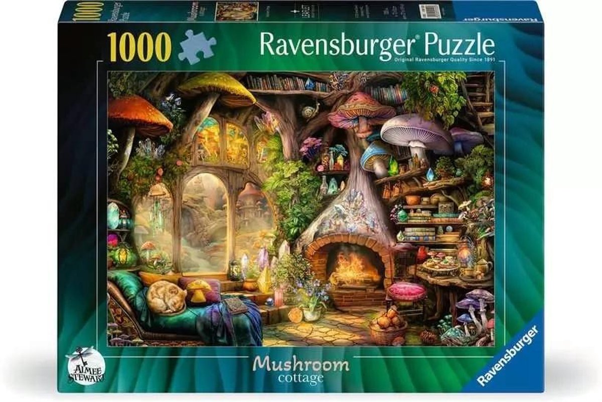 Ravensburger Puzzle 1000 Chatka Grzybów