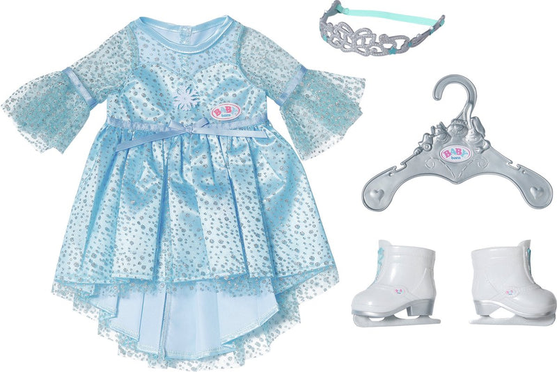 Baby geborene Prinzessin auf Eiskleid 43 cm