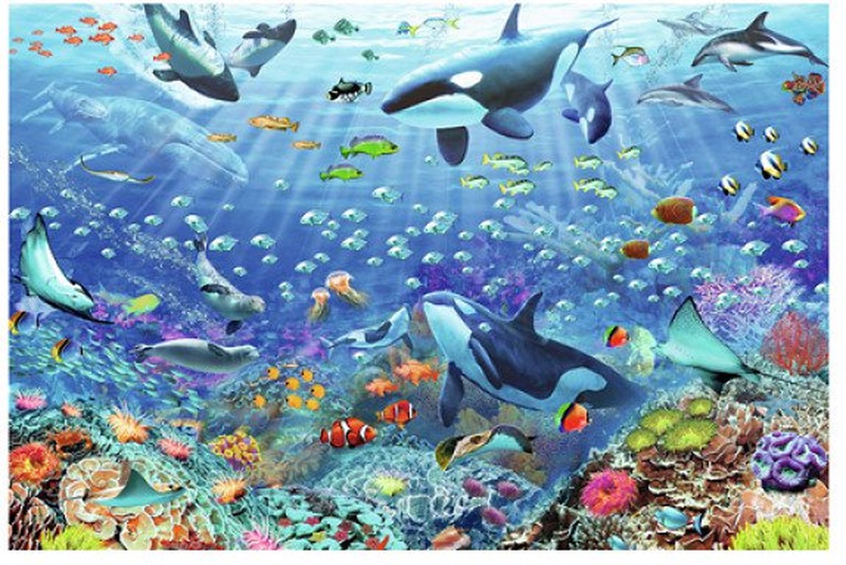 Ravensburger Jigsaw Puzzle Bunte Unterwasserwelt, 3000..