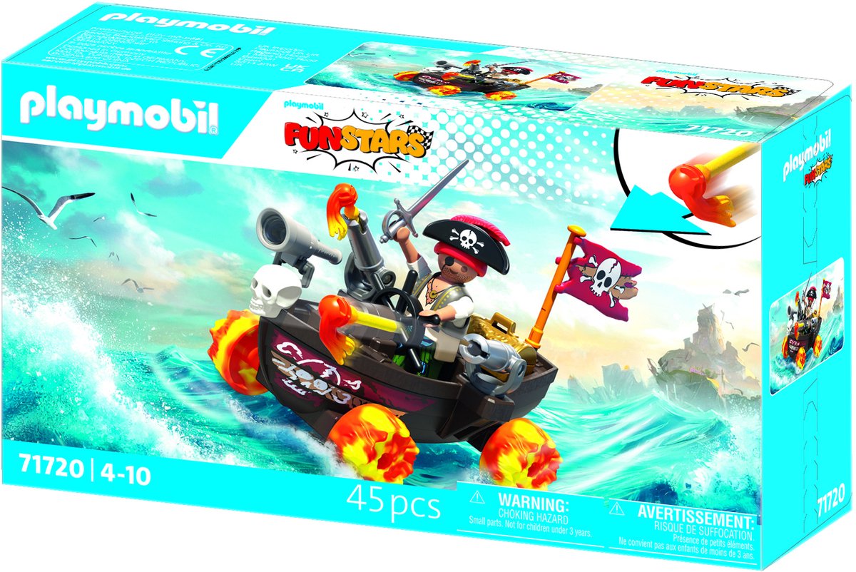 Playmobil 71720 Rennpiratenboot