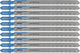 Wolfcraft - Stahl-Stichsägeblätter - Feinschnitt - HSS mit T-Schaft - Metall-Stichsägeblatt für Stahl, Kupfer, Aluminium - 8025100