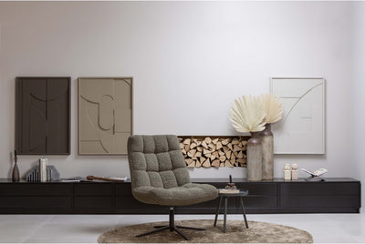 Woood Job Drehsessel - Teddy - Grün - 101x70x85