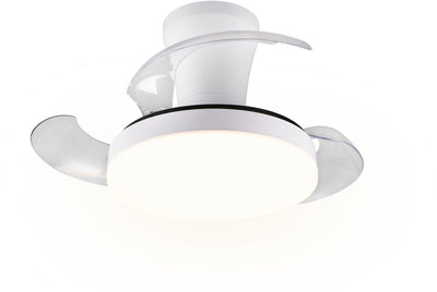 Rl Live Your Light Reality Tampere - Ventilator - weiß - inkl. 1x SMD 24 W - Fernbedienung - integrierter Dimmer - stufenlos einstellbare Lichtfarbe - Memory-Funktion per Fernbedienung - Sommer- und Wintermodus - 6 Geschwindigkeitsstufen