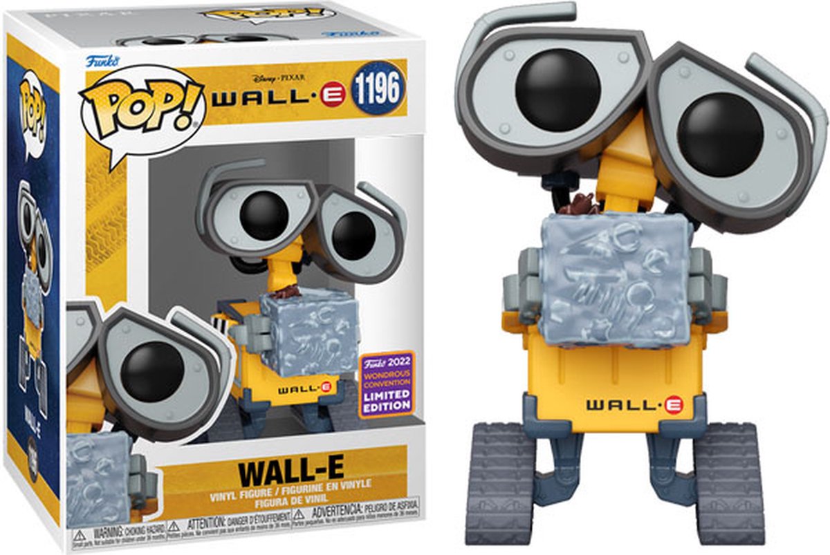 Funko-Pop! Disney: Wall-E – Wall-E mit Cube Wondercon exklusiv