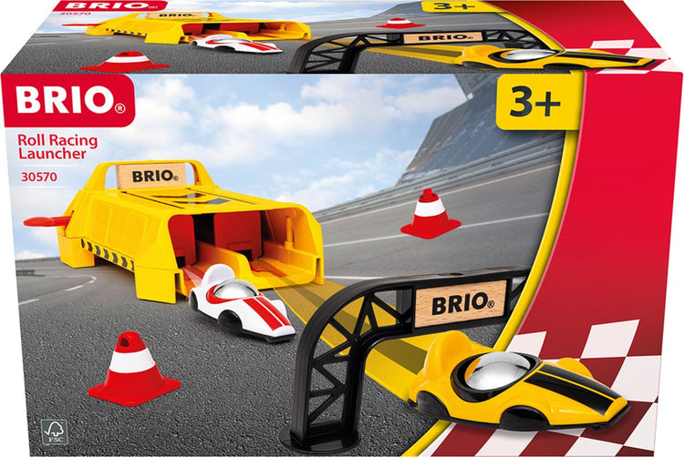 Ravensburger Brio - 30570 Trägerrakete mit Trolleys | Spielzeug-Rennautos für Kinder ab 3 Jahren
