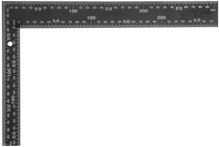 Vorel-Serie – Metallquadrat – 300 x 200 mm – schwarz – langlebig