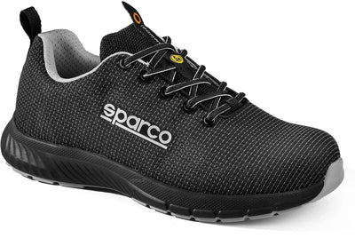 Sparco Arbeitsschuhe S3S – Traktion Asan – Schwarz Silber – Schwarz – 41