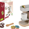 Joueco Holzkaffeemaschine mit Accessoires