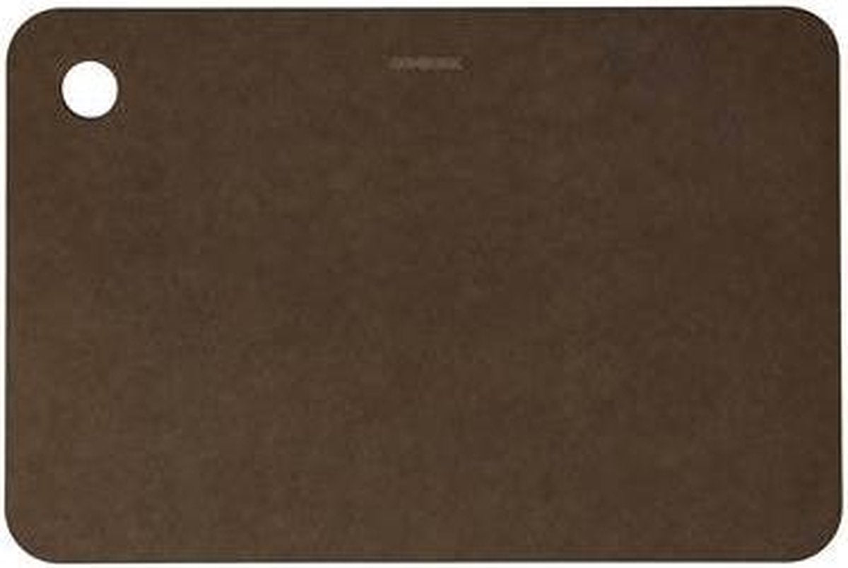 Combekk Schneidebrett – 100 % Recyclingpapier – frei von Mikroplastik – antibakteriell – spülmaschinenfest – 20 x 30 cm – braun