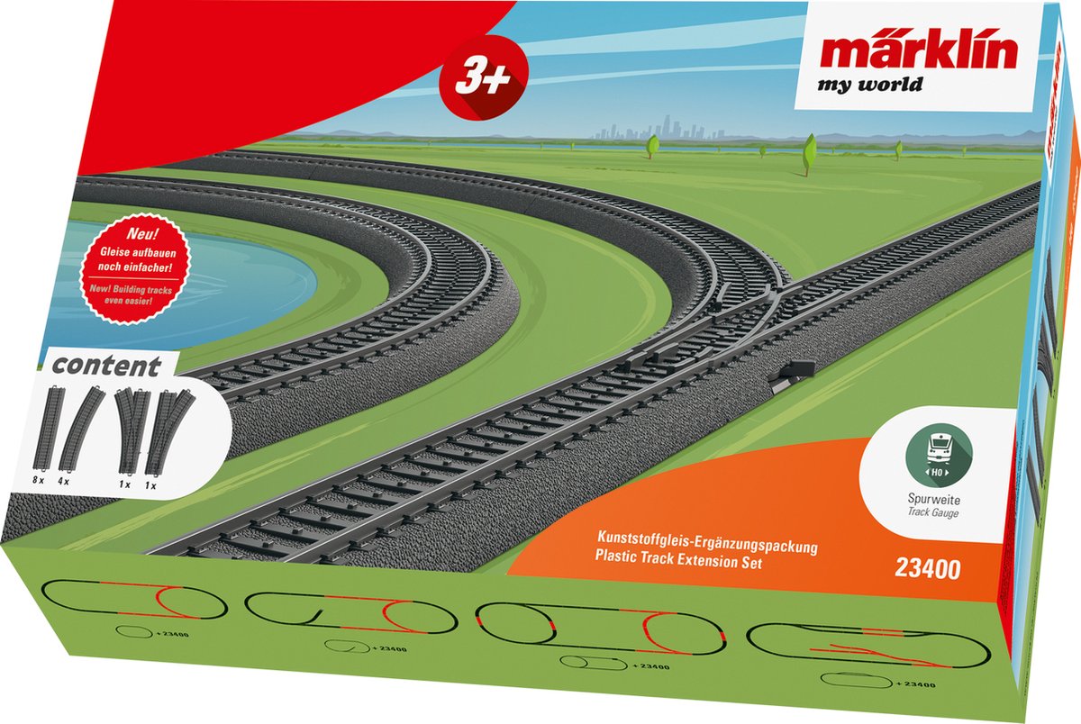 Märklin my world Ergänzungspaket Kunststoffschienen