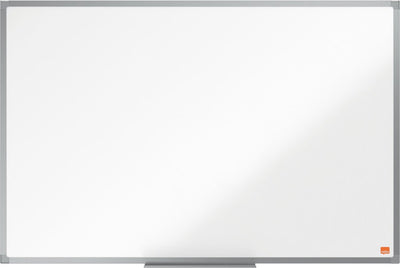 Nobo Essence magnetisches Whiteboard – 90 x 60 cm – mit Stiftablage – lackierte Stahlplatte – weiß