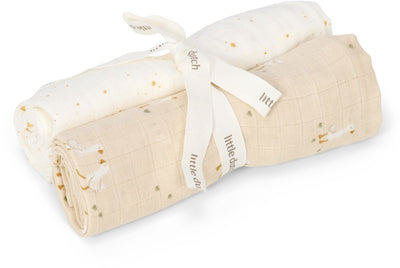 Little Dutch Swaddle – Beige – Naturals für Neugeborene – kleine Gans