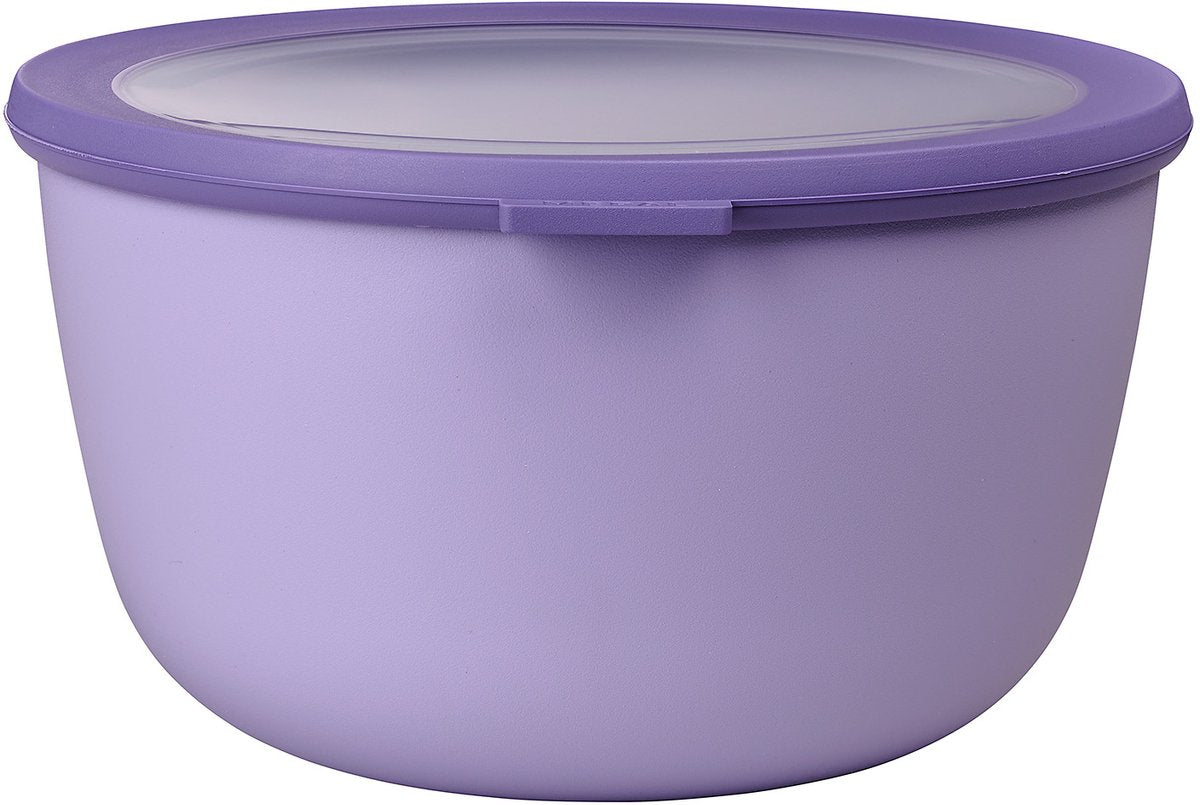 Mepal – Multi-Bowl-Cirqula-Lebensmittelbehälter – 3000 ml – rund – leuchtendes Flieder